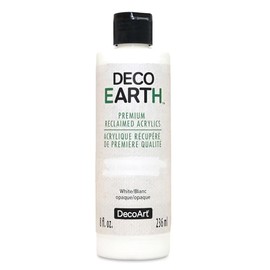 DecoArt DecoEarth Premium Reclaimed Acrylic Paint - White, 8 oz