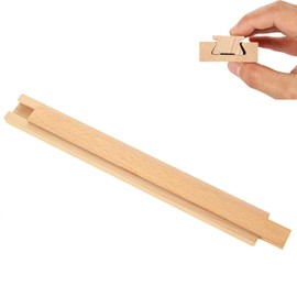 Wooden Drawer Slides,Furniture Replacement Fittings,Drawer Rail Replacement Fittings,Classic Traditional Wooden Slides,with Slide Brackets,Drawer Accessories (13.78IN)