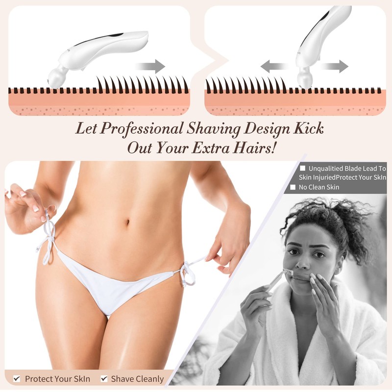 Electric Shaver for Women Electric Razor for Womens Bikini Legs