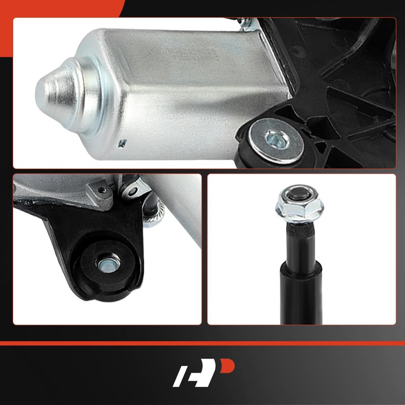 A-Premium Rear Windshield Wiper Motor Compatible with Nissan Rogue 2008-2013,