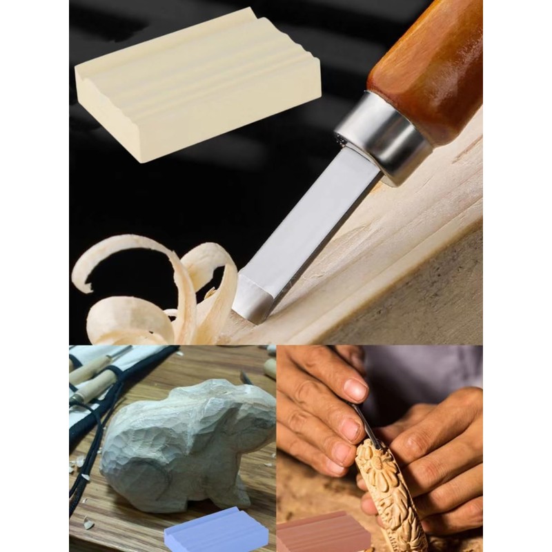 RYFCRRZ Sharpening Stones for Wood Carving Tools - Whetstones Wood