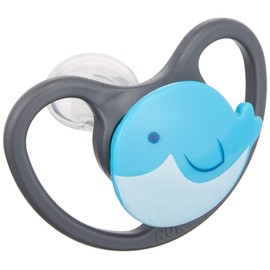 NUK OCNK801038138 Nook Pacifier with Hygienic Disinfection Case (Prevents Hand Licking), Rash Resistant, Sensitive Skin, Breathable, Space, Whale, Newborns, 0-6 Months, 4. Whale, 1 Piece (x1), 0