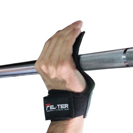 CALLERA DE CAUCHO 1 PAR UNITALLA PARA GYM, GIMNASIO, PESAS Y CROSSFIT (Negro)