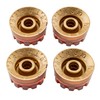 Musiclily Pro Metric Coarse-knurled 18 Splines Speed Knobs for Epiphone