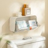MORNITE Pad Holder for Bathroom,Sanitary Napkins Organizer,Feminine Tampons Storage Day