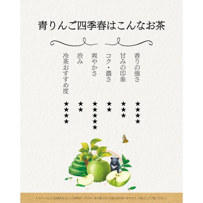 Taiwan Tea Green Apple Four Seasons Spring Flavored Tea Oolong
