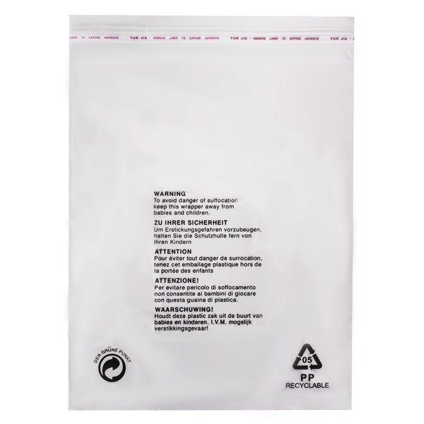 TP4U - 100 Self Seal Garments Bags 8'' x 10''