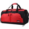 foolsGold Large Sports Holdall Duffel Bag - Black/Red