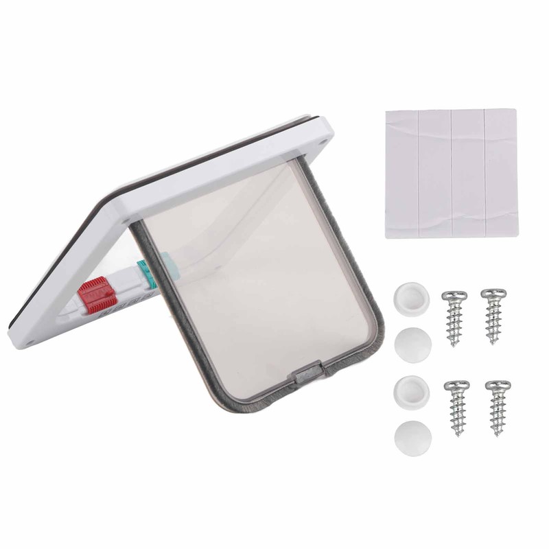 Size S 4 Way Lockable Pet Cat Small Dog Flap