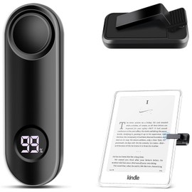 Page Turner for Kindle Paperwhite, RF Remote Control Clicker Page Turner Kindle Accessories for iPhone,iPad, Android Tablets Reading Novels,Camera Video Record&Shutter Selfie (Black)
