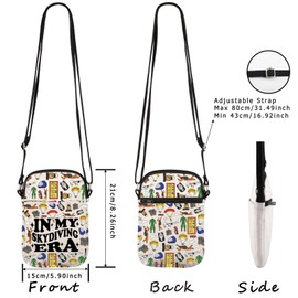 JTOUK Skydiving Gift in My Skydiving Era Outdoor Zipper Pouch Bag for Outdoor Adventure (Skydiving Cr EU)