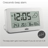 Braun Digital Weather Station Clock with Indoor and Outdoor Temperature