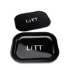 Litt Stash Metal Rolling Tray with Magnetic Rolling Lid- Smart