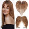 SEGO Pro Clip in Fringe Remy Human Hair Hand-Tied Seamless