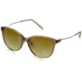 Emporio Armani EA4220F Women's Sunglasses, SHINY TRANSPARENT LIGHT BROWN
