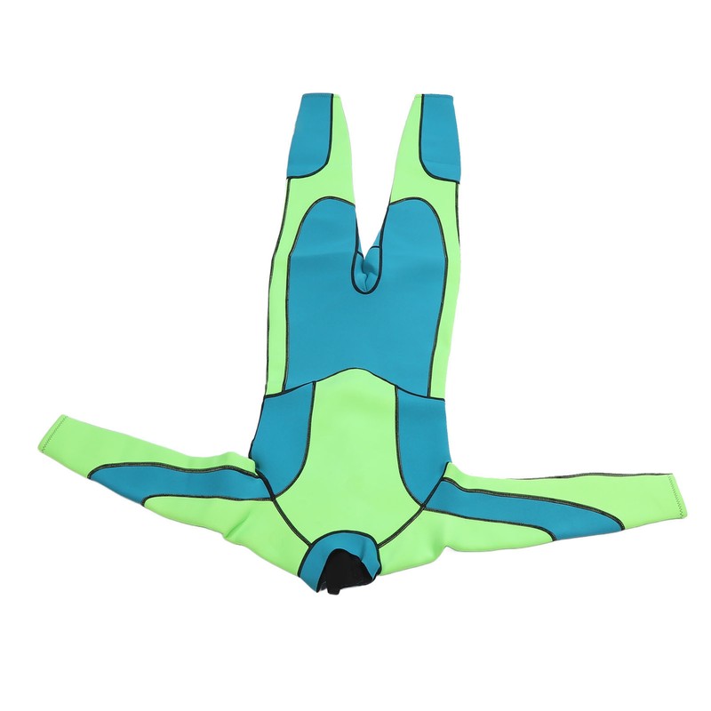 Kids Wetsuit Green Long Sleeve 2.5MM Warm Keeping UV Protection