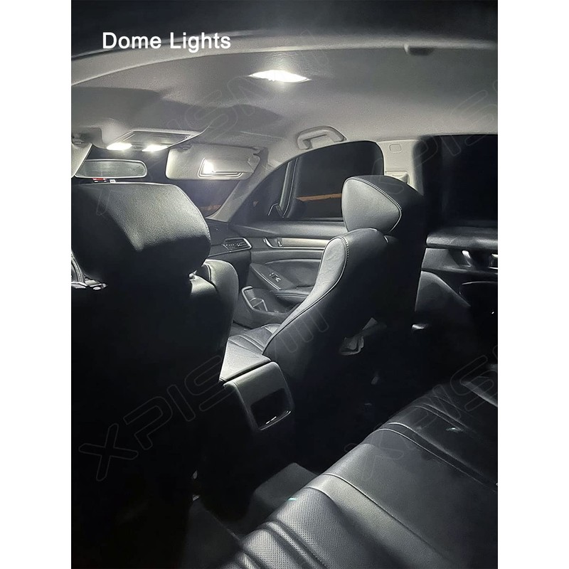 Xpismii 6 Piece 6000K White Civic LED Interior Light Kit