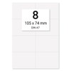 Karteo Paper Inserts A7 [Pack of 80] Insert Cards 105