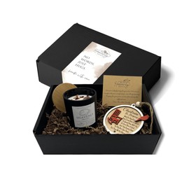 Heavenly Hugs, Hug in a Box Care Package for Death in Family, Cardinal Christmas in Heaven, Condolence Gift Baskets for Loss, In Memory Candle Amber