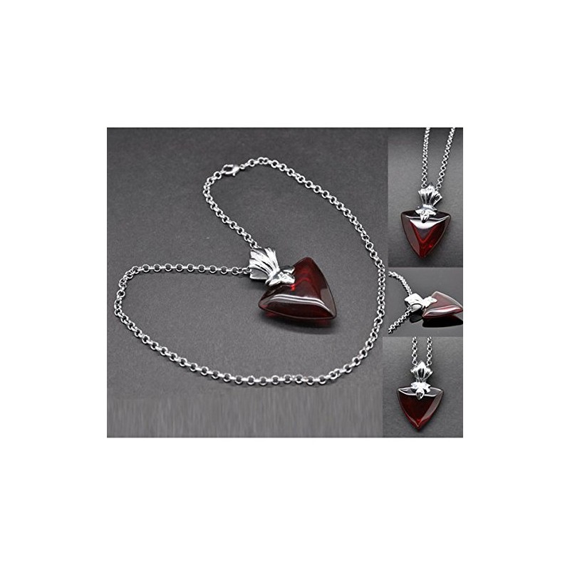 コスプレ小物・道具☆Fate /Zero Fate/Stay night 遠坂 凛 ネックレス 赤色