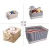 Mangata Foldable Storage Box, Small Thickened Fabric Storage Basket with