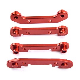 UURCSKY Alloy Reinforced Swing Arm for WLtoys 144001 144002 WLtoys 124016 124017 124018 124019 Upgrades Parts(Red)
