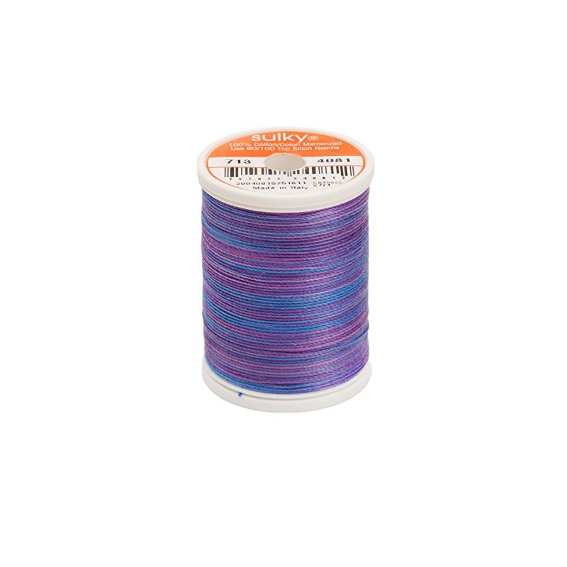 Sulky 713-4081 12-Weight Cotton Blendable Thread, 330-Yard, Passion Fruit