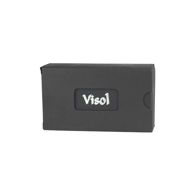 Visol Infinity Gunmetal Carbon Fiber Double Jet Cigar Lighter