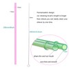 Dakoufish 12 Piece 9 Inch Reusable Plastic Thick Drinking Straws