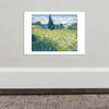 Spiffing Prints Vincent Van Gogh Green Wheat Field with Cypress,