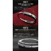 Zanipolo Tartzini Men's Silver Gold Bracelet, Hand Cuff, Handcuff, Surgical