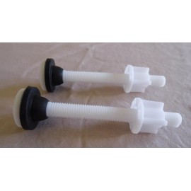NUFLUSH Nylon Bolts 3 inch Attach Toilet Seat to Toilet