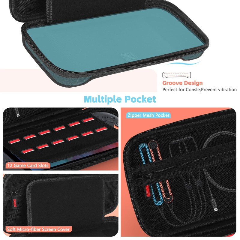 Coopay Carrying Case for Switch 2 (2025), Protective Hard Switch