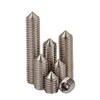 M4*12mm Stainless Steel Cone Point Grub Screws Hex Socket Set