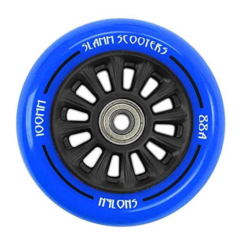 Slamm Pro Scooter Nylon Core Wheel And Bearings - Green