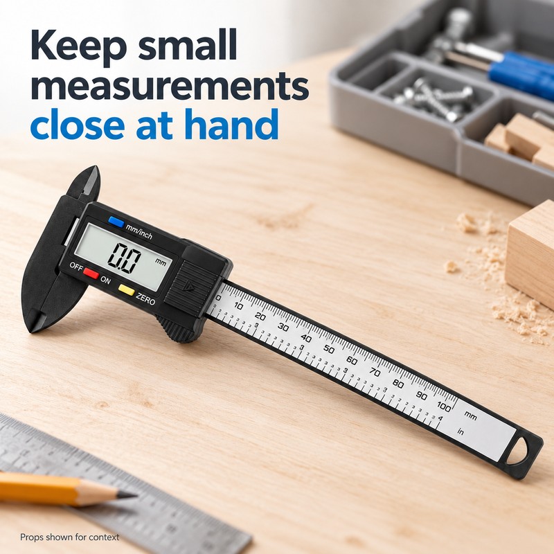Digital Caliper with LCD Display, 100mm and 150mm Electronic Measuring