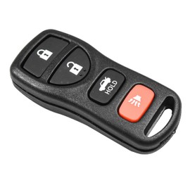 HQRP 2-Pack Remote Key Fob Shell Case Keyless Entry w/ 4 Buttons Compatible with Infiniti FX35 03-08; FX45 03-07; G35 03-06; I35 02-04; Q45 03-05; QX56 04-07