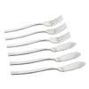 Ikando 8-Piece Stainless Steel Fish Forks, Butter Spreader, Fish Serving