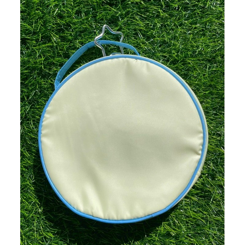 Wigo Women's Color Scheme Circle Pouch, Accessory Case, Gift, Present,