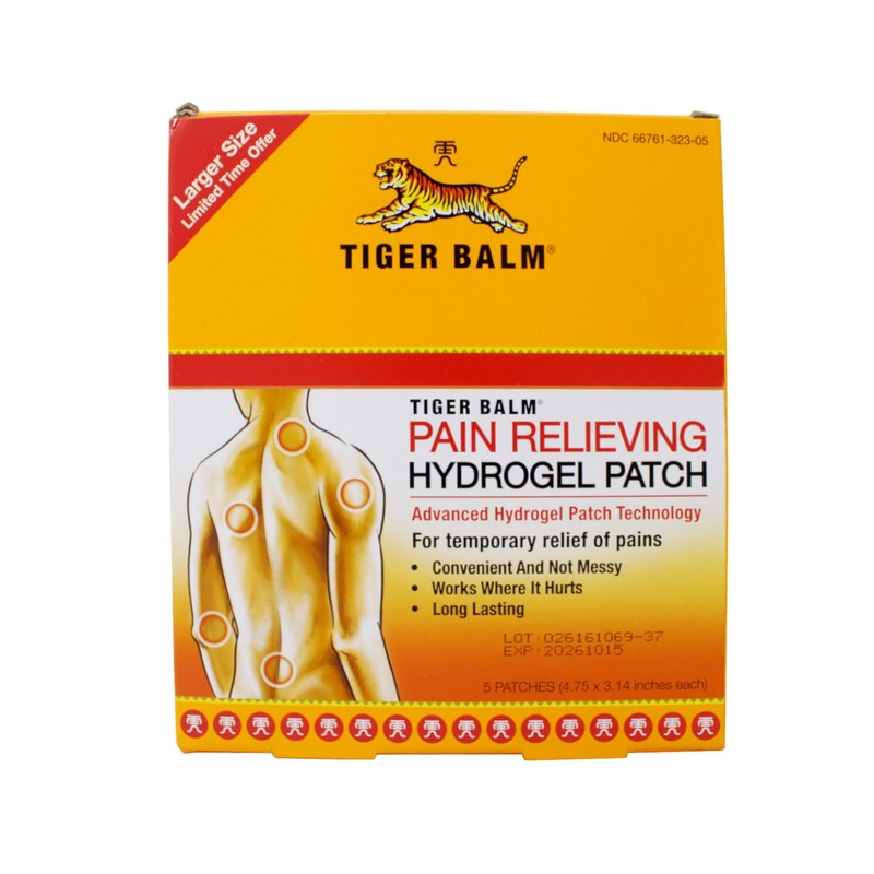 Tiger Balm Patch 5 Ct. each Pack of 3 PT