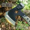 HX Outdoors Multifunctional Splitting Axe, Full Tang Survival Camping Tactical