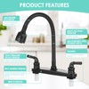 RV Kitchen Faucet Non-Metallic, Flexible Spout for Campers, Motorhomes, Travel