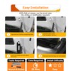 WeiSen Upper Hood Hinge Ditch Light Mount Brackets for Auxiliary
