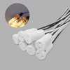BuxiuGK 20 Pieces G4 Wire Connector Socket,Ceramic G4 Lamp Holder