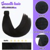 16 Inch Human Hair Ponytail 80g Long Wrap Around Ponytail
