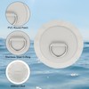 PATIKIL 4.3" Paddle Board D Rings, 6 Pcs Stainless Steel