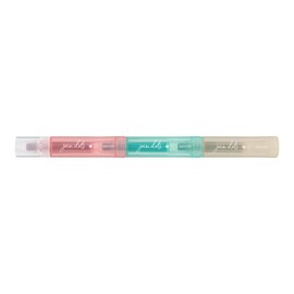 Midori 38137006 Joint Dots 3-Color Link, Milky Rollerball Pen,