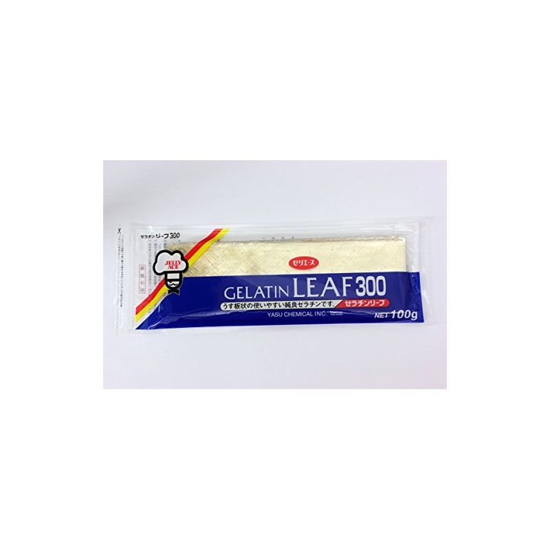 Jellyph Jelly Ace Plate Gelatin Leaf 300, 3.5 oz (100