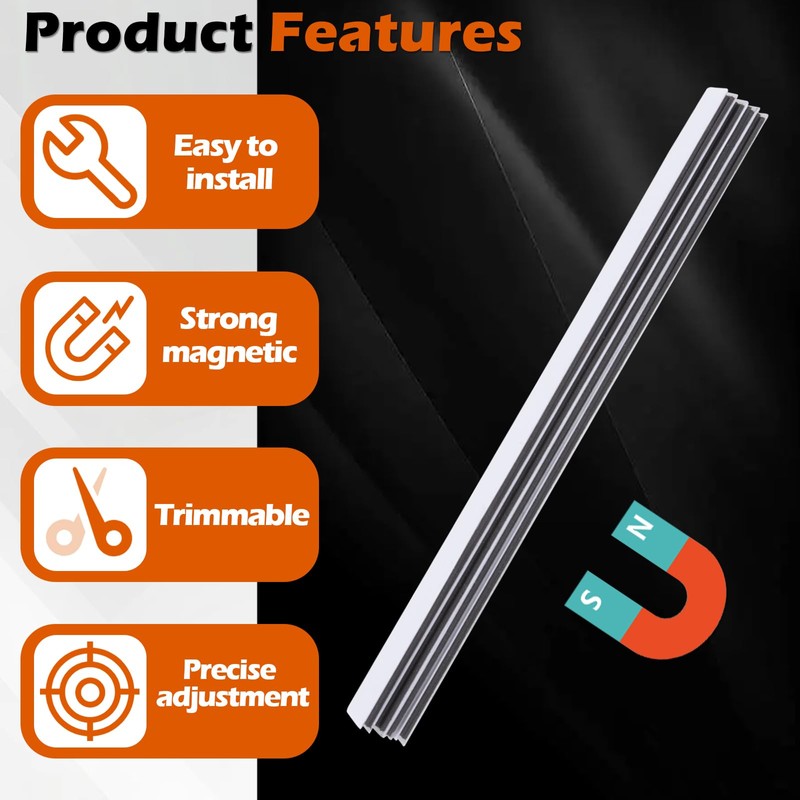 20 Pack 4" x1/4" Magnetic Hinge Shims, for Commercial/Residence Hinge