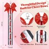 DEEKA Cheer Bow Holder with Mini Bow for Backpack Bags
